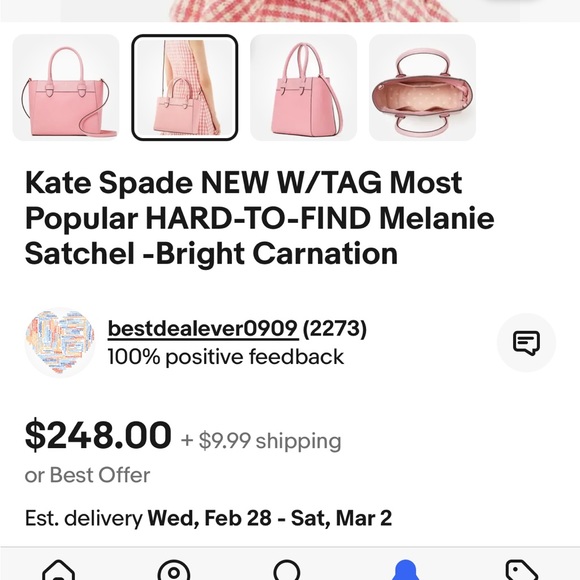 Kate Spade Melanie Satchel - Picture 3 of 5